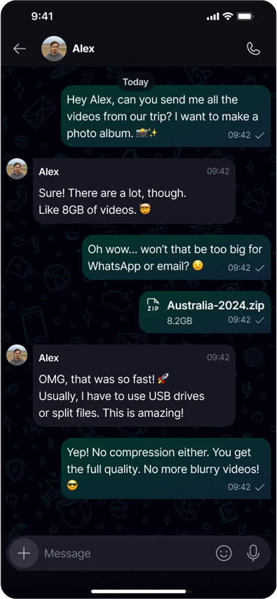 Share by Chat